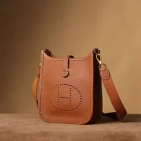 Hermes Women Evelyne 16 Amazone in Clemence Leather-Brown