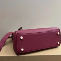 Hermes Women Kelly Bag 20 in Epsom Leather-Bordeaux