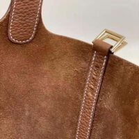 Hermes Women Picotin Lock 18cm in Cowhide leather-Brown