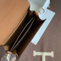 Hermes Women Roulis Mini Bag in Evergrain Calfskin-Brown