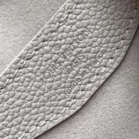 Louis Vuitton LV Women Boulogne PM Embossed Grained Cowhide Leather-Gray
