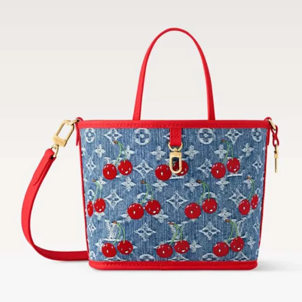 Louis Vuitton LV Women LV x TM Neverfull Inside Out BB Monogram Denim M14997