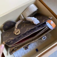 Louis Vuitton LV Women Onthego East West Chain Monogram Reverse Canvas M14236