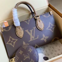 Louis Vuitton LV Women Onthego East West Chain Monogram Reverse Canvas M14236