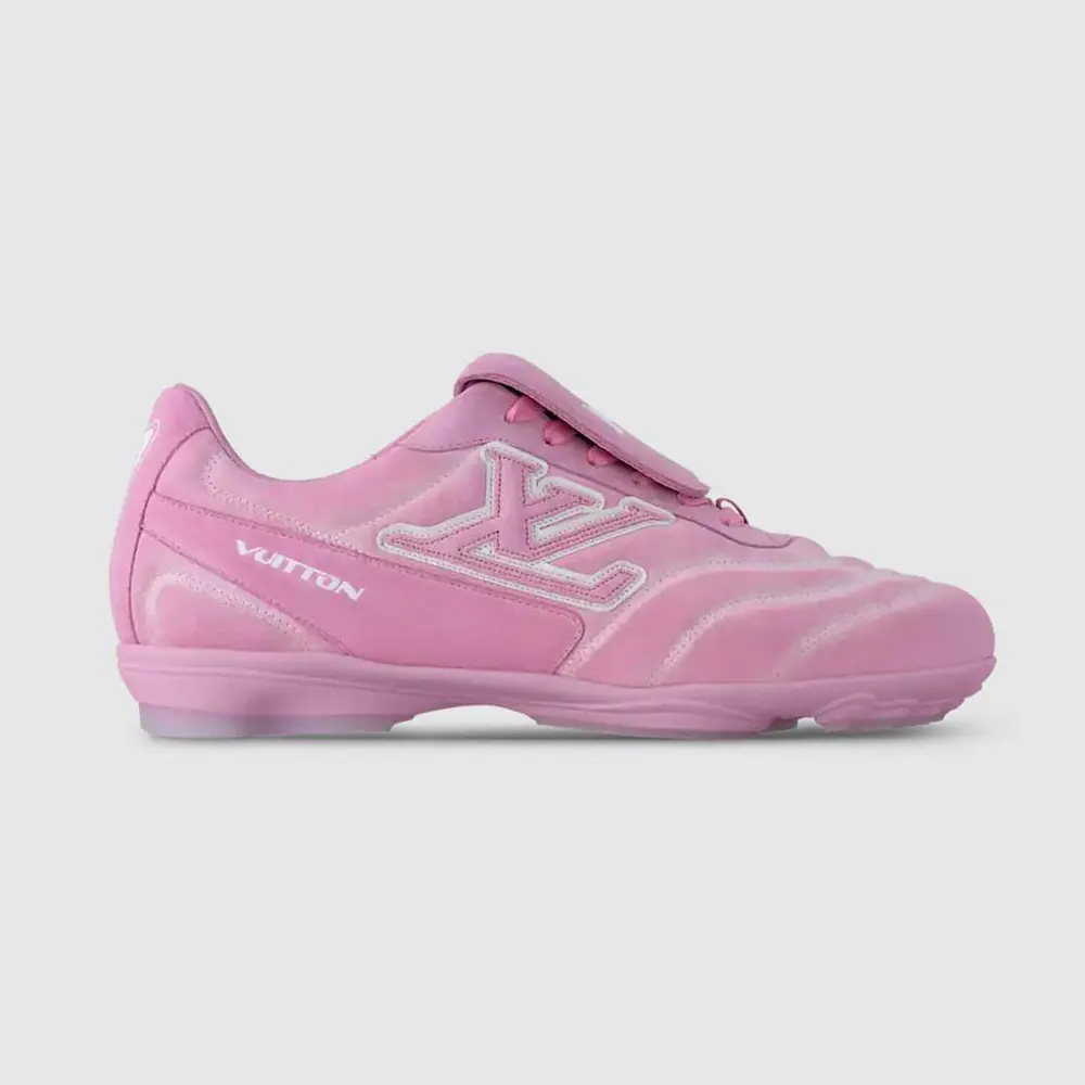 Louis Vuitton Unisex LV Footprint Soccer-Pink 1AHTYE (1) Louis Vuitton Unisex LV Footprint Soccer-Pink 1AHTYE