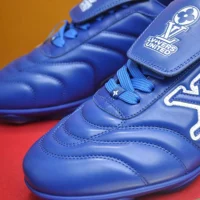 Louis Vuitton Unisex LV Footprint Soccer Sneaker-Blue 1AHDP8