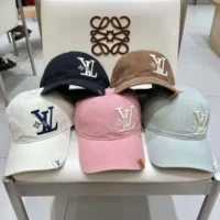 Louis Vuitton Unisex LV Smash Cap Cotton Embroidered LV Fall Signature
