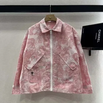 Dior Women Dioriviera Jacket White Jacquard Technical Taffeta 547C85A2826