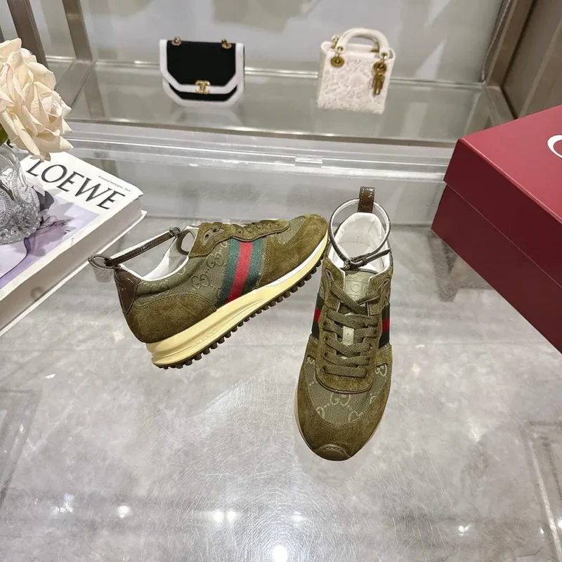 Gucci Unisex Re-Motion Sneaker-Dark Green 832918AAEZM