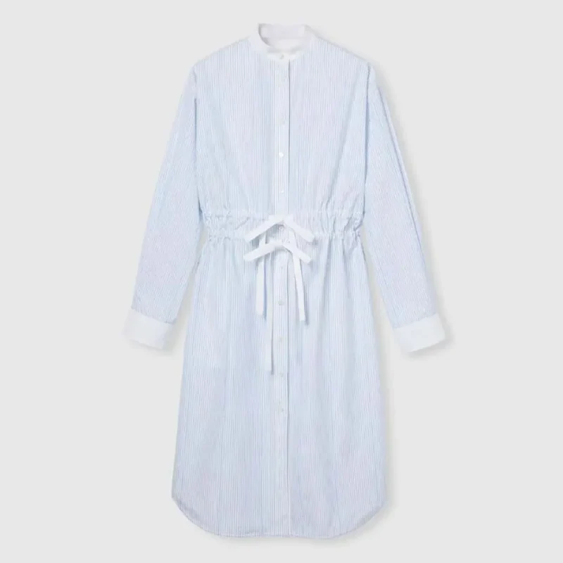 Gucci Women Cotton Fil Coupé Shirt Dress 832072Z7ASD