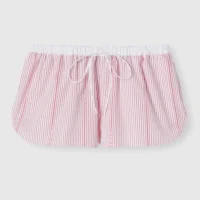 Gucci Women Cotton Fil Coupé Shorts 831870ZAS7C