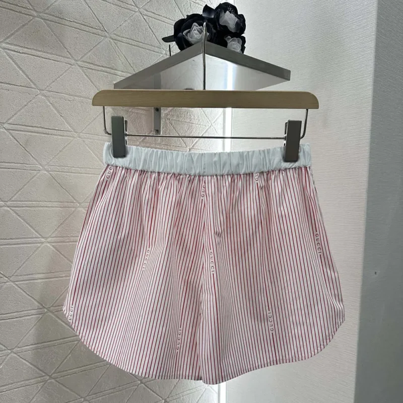 Gucci Women Cotton Fil Coupé Shorts 831870ZAS7C