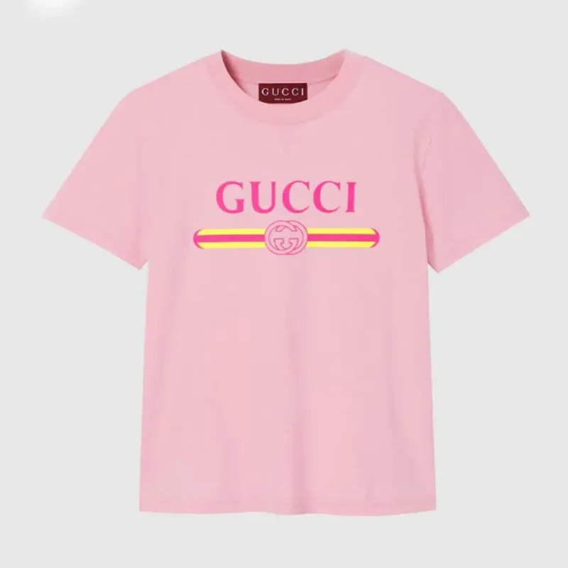 Gucci Women Cotton Jersey T-shirt with Print 838011XJHG5