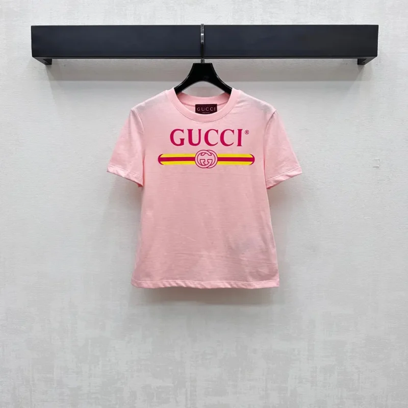 Gucci Women Cotton Jersey T-shirt with Print 838011XJHG5