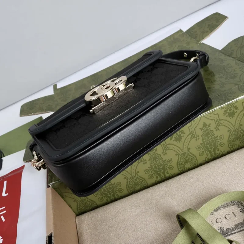 Gucci Women Go Small Shoulder Bag-Black 826761 FAEKK 1000