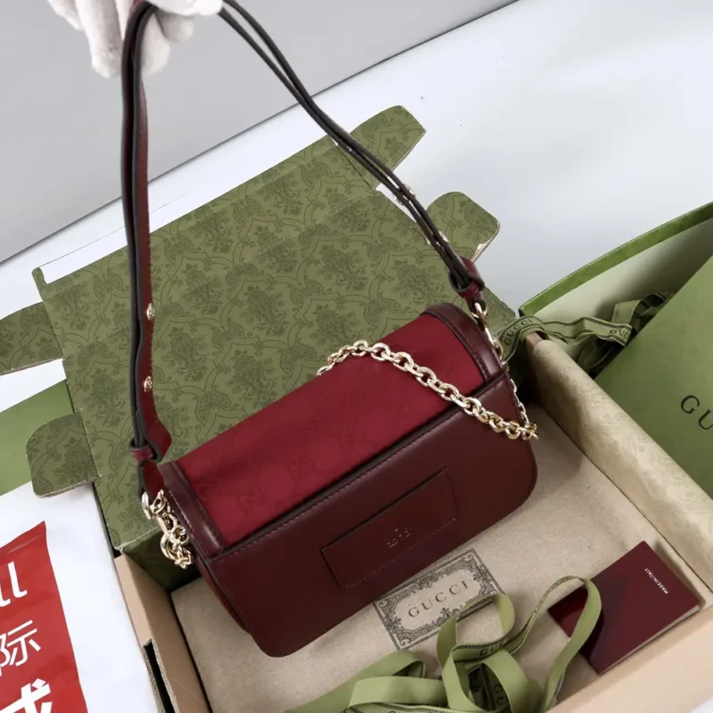 Gucci Women Go Small Shoulder Bag-Maroon 826761FAEKL6207