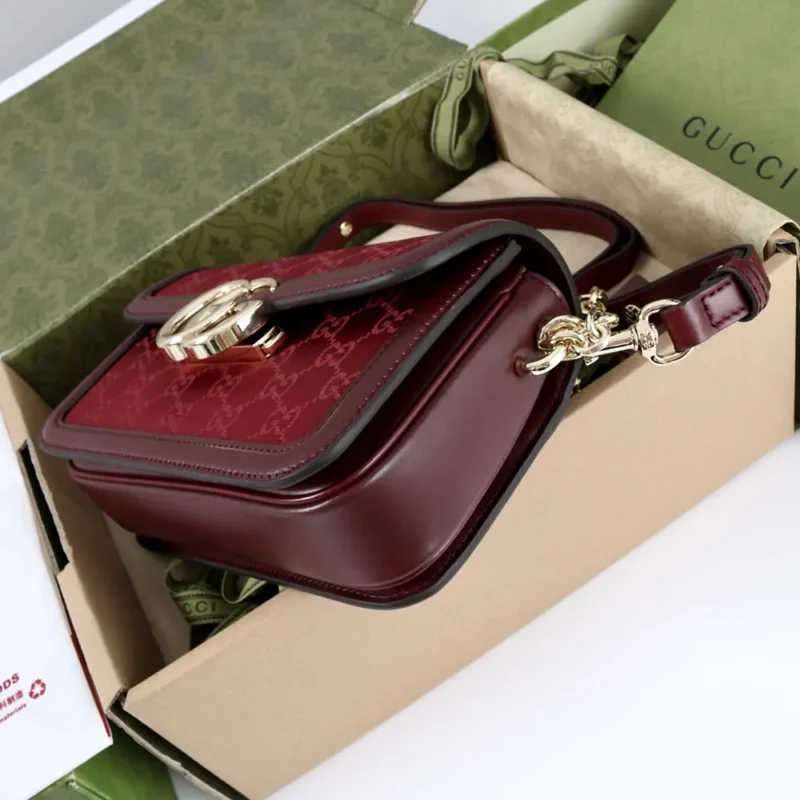 Gucci Women Go Small Shoulder Bag-Maroon 826761FAEKL6207