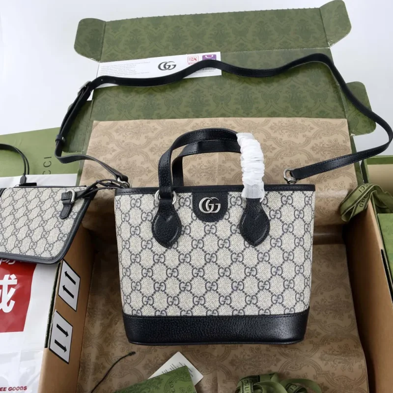 Gucci Women Ophidia Small Tote Bag-Navy 811716K9GSN4075