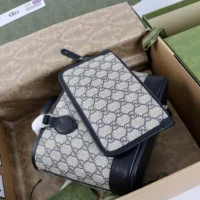 Gucci Women Ophidia Small Tote Bag-Navy 811716K9GSN4075