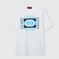 Gucci Women Printed Cotton Jersey T-shirt ‎796395XJHDB