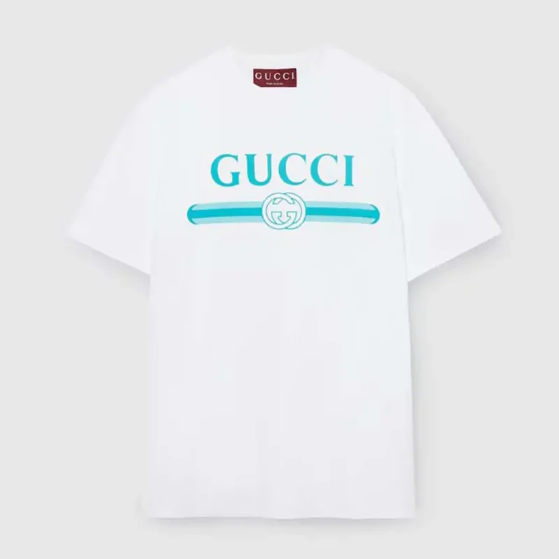 Gucci Women Soft Cotton Jersey T-shirt with Print 837959XJHGY