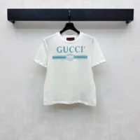 Gucci Women Soft Cotton Jersey T-shirt with Print 837959XJHGY