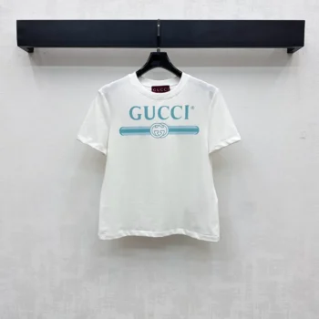 Gucci Women Soft Cotton Jersey T-shirt with Print 837959XJHGY