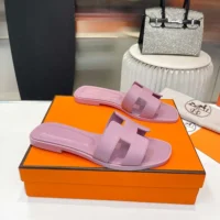 Hermes Women Oran Sandal-Light Purple H202230Z