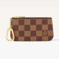 Louis Vuitton LV Unisex Key Pouch Damier Ebene N62658