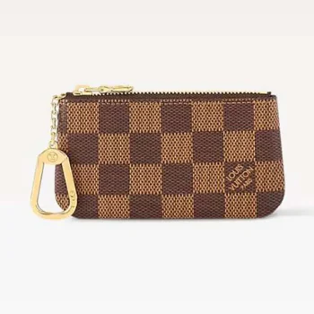 Louis Vuitton LV Unisex Key Pouch Damier Ebene N62658