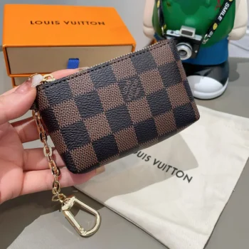 Louis Vuitton LV Unisex Key Pouch Damier Ebene N62658