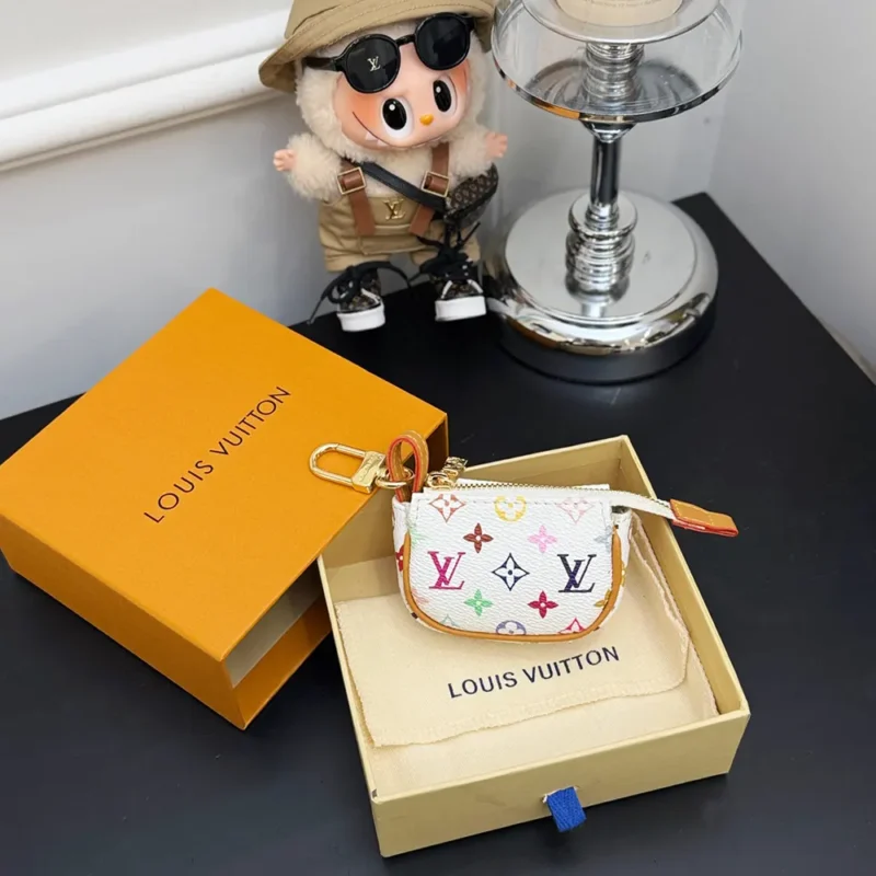Louis Vuitton LV Unisex LV x TM Micro Pochette Monogram Multicolor-White