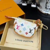 Louis Vuitton LV Unisex LV x TM Micro Pochette Monogram Multicolor-White