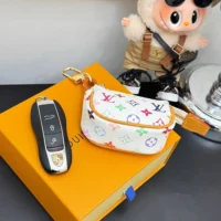Louis Vuitton LV Unisex LV x TM Micro Pochette Monogram Multicolor-White